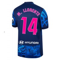 Camiseta Atletico Madrid Marcos Llorente #14 Tercera Equipación 2024-25 manga corta